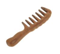 PENIKOKO Premium Sandalwood Hair Comb for Scalp Meridian Massage Natural Wooden Detangling Tool with Smooth Rounded Edges Lightweight Portable Hair Styling Accessory for Women and Elders
