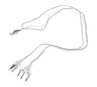 PENIKOKO Professional Clear Wire for Fencing Mask Connector Cable High Conductivity Foil Guard Cord Lightweight for Training and Competition