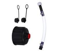 PENIKOKO Racing Gas Jug Hose and Cap Kit with High Seal Integrity and Quick Connect High-Temperature Resistant Fuel Hose Replacement for Gasoline Containers and Oil Tanks Practical
