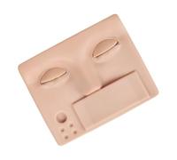 PENIKOKO Realistic Removable Eyelid Lash Mannequin Head for Lash Extension Practice Lightweight Portable Training Dummy for Classic and Volume Eyelashes Application and Removal Easy to