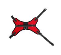 PENIKOKO Red Mesh Dog Harness S for Medium Large Dogs Quick Release Buckle Comfortable No Pull Control Vest for Running Walking Training