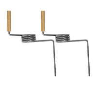 PENIKOKO Refrigerator Door Torsion Spring 1.2Mm Wire with Copper Sleeve 2pcs Fridge Hinge Repair Parts for French Door Appliances and Home Use