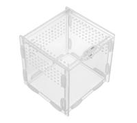 PENIKOKO Reptile Enclosure: Acrylic Tarantula Breeding Box Magnetic Crab Habitat Tank Transparent Jumping Spider Cage for Insect Snail Amphibians