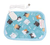 PENIKOKO Reptile Heated Mat USB Powered Blue Warming Cushion for Turtles Lizards Spiders Frogs Tortoises Terrarium Heating Pad Suitable for Winter Use