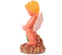 PENIKOKO Resin Fish Tank Bubbler Decor Small Angel Aquarium Ornament with Oxygen Pump Accessory for Enhanced Oxygen Supply and Easy Cleaning