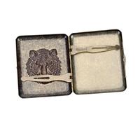 PENIKOKO Retro Embossed Cigarette Case Portable Metal Protector for Cigarettes with Flip Cover Lightweight for Outdoor Use