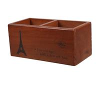 PENIKOKO Retro Wooden Hairdressing Scissor Organizer Box Multifunctional Storage for Salon and Home Space-Saving Desktop Design for Shears and Hair Accessories