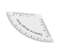 PENIKOKO Reusable Eyebrow Ruler for Shaping Precise Makeup Measurement Tool Fast Brow Mapping Template for Women Travel Office Use