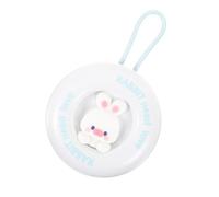 PENIKOKO Scalp Massager Shampoo Brush for Boys and Girls, Cute Cartoon Silicone Hair Washing Brush, White Shy Bunny Design, Soft Hair Exfoliator and Itch Relief for Gentle Scalp Massage