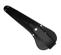 PENIKOKO Scissors Protective Cover PU Leather Sheath with Hanging Loop for Multipurpose Sewing and Hairdressing Scissors Black 27.5X10Cm
