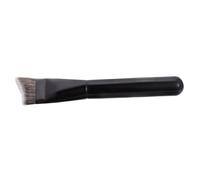 PENIKOKO Shaped Fixed Point Contouring Makeup Brush with Bright Black Wooden Handle Multi Functional Foundation and Nose Shadow Brush for Precise Face Sculpting and Blending