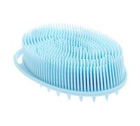 PENIKOKO Silicone Bath Brush with Soft Sensory Bristles Dual Sided Body Scrubber for Newborns Gentle Exfoliating and Pore Cleansing Easy Grip and Hanging Hook Bath Essentials for Sensitive