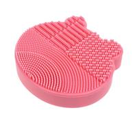 PENIKOKO Silicone Makeup Brush Cleaning Mat with Holder Dual-sided Cosmetic Brush Cleaner Pad and Drying Stand for Women and Oil and Dirt Removal Compatible