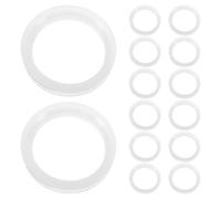 PENIKOKO Silicone Sealing Easy Installation and Leak 72pcs 58mm Replacement Seal Gaskets White Silicone Accessory for Heater Vacuum Tubes for Solar Collector