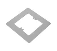 PENIKOKO Single Plate Cover Electrical Wall Plate PC Screwless Decor, Resistant to Fading and Oil, Simple Design for Home and Commercial Use