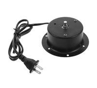 PENIKOKO Slow Rotating Mirror Ball Motor Kit with Quiet Heavy Duty Electric Motor Stable Smooth Rotation for Disco Stage Lighting Party and Event Decorations Compact Black Housing