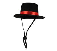PENIKOKO Small Pet Costume Hat for Dog and Cat Formal Tops Hat Decor with Elastic Chin Cord for Parties Comfortable and Safe Material for Birthday and Halloween Celebrations