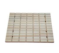 PENIKOKO Small Pet Scratch Board Claws Grinding Toy Natural Wood Square Hamster Claw Scratching Deck for Cage Toys