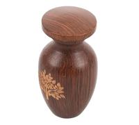 PENIKOKO Small Pet Urn for Ashes Wooden Cremation Memorial Keepsake Box for and Small Pets Dignified Farewell Container Life Tree Design