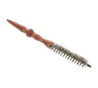 PENIKOKO Small Round Roller Brush for Short Hair with Boar Bristles Hair Styling Tool for Men and Women Precision Tail for Detailed Curling Suitable for Blow Drying and Salon Use