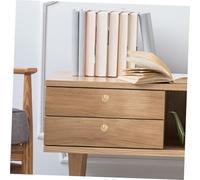 PENIKOKO Solid Brass Mushroom Drawer Handles Ergonomic Grip Vintage Cabinet Knobs Unique Mushroom Shape for Kitchen Wardrobe Cupboard Dresser Furniture Pulls