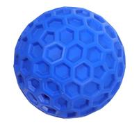 PENIKOKO Squeaky Large Dog Chew Ball Honeycomb Texture Interactive Teeth Cleaning Rubber Pet for Indoor Outdoor Play Joint Health Chewing Exercise