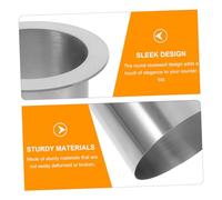 PENIKOKO Stainless Steel Drop-in Trash Chute with Handle Round Built-in Countertop Waste Cover Flush Mount Recessed Garbage Bin Lid for Kitchen Coffee Stations Food Prep Areas Residential