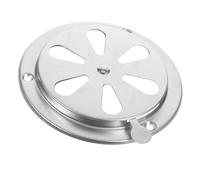 PENIKOKO Stainless Steel Oven Vent Cover Round Louvered Air Ventilation Grille with Hollow-out Design for Indoor Exhaust Systems Heat-resistant Ventilation Cover with Fine Workmanship
