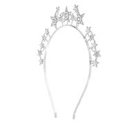 PENIKOKO Star Hair Accessories Zinc Alloy Rhinestone Headband Glitter Tiara Headwear for Wedding Party Bohemia Headpiece