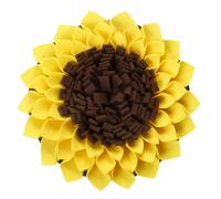 PENIKOKO Sunflower Slow Feeding Dog Sniffle Mat with Skid Back Pet Foraging Mat for Puppy Training Stress Relief and Enhanced Sniffing Skills Interactive Feeding Aid for Slow Dining