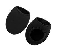 PENIKOKO Thermal Cycling Overshoes Half Shoe Covers Windproof Warmers for Outdoor Riding Reinforced Edge Non-slip Fit Compatible with Various Bike Shoes Black