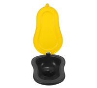 PENIKOKO Thick Plastic Portable Squatting Toilet with Lid Temporary Travel Toilet for Construction Sites and Outdoor Use Clean Bedside Commode Bucket for Home Renovation and Emergency Needs