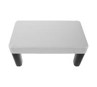 PENIKOKO Thickened Non-Slip Toilet Foot Stool Black Legs, Rectangular Squatting Potty Step Stool for, Portable Bathroom Footrest for Comfortable Squat and Toilet Training