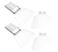 PENIKOKO Transparent Bench Grinder Eyeshield Replacement with Quick-Release Grinder Parts Dustproof Guard for Metalworking Lightweight Comfortable Fit for Workshop Use