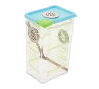 PENIKOKO Transparent Feeding Box for Reptiles and Stick Insects Ventilated Terrarium Cage for Mantis Frog Breeding Educational Pet Habitat for Beginners and Experienced Breeders