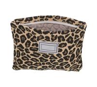 PENIKOKO Travel Toiletry Organizer Bag Leopard Print Large Capacity Makeup Storage Pouch with Sturdy Zipper for Cosmetics and Personal Items Portable for Women Random Color