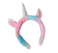 PENIKOKO Unicorn Hair Hoop Plush Headband Cloth Material Party Accessory for Birthday Carnival Masquerade Festival Women
