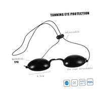 PENIKOKO UV Protection Eye Mask Safety Eye Patch for Cosmetic Procedures and LED Treatment Protective Goggles for Daily Use Black