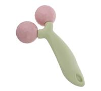 PENIKOKO V-Shaped Manual 3D Face Roller Massager for Skincare Green Facial Massage Tool for Eye Puffiness and Relaxation Beauty Care Supplies