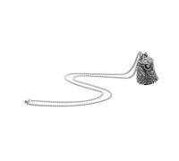PENIKOKO Vintage Stainless Steel Owl Bell Keyring for Motorcycle Luck Charm Punk Style Keychain Accessory for Bikers and DIY Craft Enthusiasts
