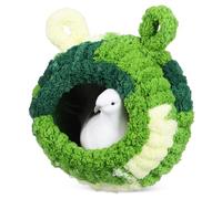 PENIKOKO Warm Parrot Nest for Cage Parakeet Bed Fuzzy Material Bird Winter Snuggle Nest for Parakeet Cage