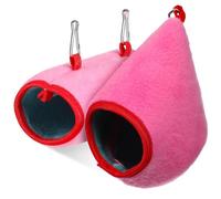 PENIKOKO Warm Pink Cotton Pet Sleeping Beds with Soft Thickened Base Cozy Resting Tunnels for Small Pets Easy to Clean and Lightweight Nest for Hamsters and Small Animals