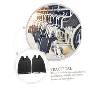 PENIKOKO Wheelchair Footrest Plastic Pedal Stable Elevated Foot Plate for Elderly Disabled Athletes Suitable Brands Supportive Replacement Accessory