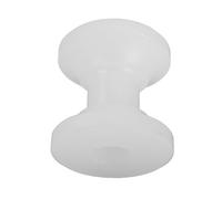 PENIKOKO White Anchor Roller Heavy Duty Nylon Bow Pulley for Boats Kayak Trailer Replacement Wear-resistant Boat Guide Roller Easy Install