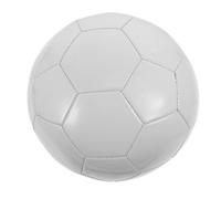 PENIKOKO White DIY Football Material Wear Resistant Match Soccer Ball for Training Educational Use and Outdoor Play Official Player Standard for Autograph and Creative Signing