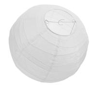 PENIKOKO White Round Paper Lantern Lampshade Globe Hanging Lamp Shade Paintable Japanese Rice Paper Pendant Light Cover for Birthday Party and Year Decor
