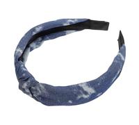 PENIKOKO Wide Brim Knot Headband for Women, Denim Fabric Hair Accessory Comfy Wear and Practical Design, for Making and Many Occasions