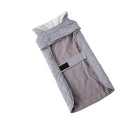 PENIKOKO Windproof Grey Large Dog Coat Winter Jacket Warm Pet Clothing Reflective Cold Weather Outfit for Large Dogs