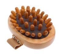 PENIKOKO Wooden Airbag Handheld Massager for Body and Belly Manual Spa Tool for Acupuncture Point Relaxation and Improved