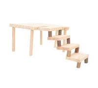 PENIKOKO Wooden Hamster Platform Toy Wear Toy for Cage Suitable for Pets like Hamsters and Gerbils Funny Plaything for Pet Rats